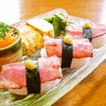 まりみぃ's cooksnap of when they made ベーコンのにぎり寿司＊柚子胡椒と共に.