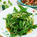 旦那は皿洗い's cooksnap of when they made もやしと水菜＊辛子醤油和え.