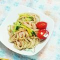 ぺぱ四重奏's cooksnap of when they made そばサラダ.