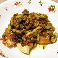 ねむねむ♪'s cooksnap of when they made ねぎ塩レモンで♪鶏肉とアボカド炒め.