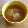 sacoharu's cooksnap of when they made 朝に美味しい♡冬瓜とトマトの爽やかスープ.