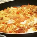 花太ママ's cooksnap of when they made 豚こま肉の簡単カツ煮風カツ丼.