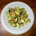 emiemiy's cooksnap of when they made ズッキーニ＆ベーコン炒め.
