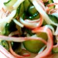 えりりえ's cooksnap of when they made ゴマ油が決め手！カニカマとわかめの酢の物.
