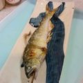Pasccuchi's cooksnap of when they made パパの鮎の塩焼き②.