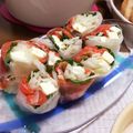 にゃんさんシェフ's cooksnap of when they made 濃厚～☆サーモン&クリチの生春巻き♪.