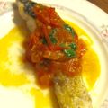 shiroppe's cooksnap of when they made タラのムニエル☆トマトバジルソース.