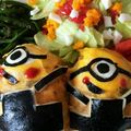 クックEFXECG☆'s cooksnap of when they made キャラ弁❤︎怪盗グルー、ミニオン弁当❤︎.