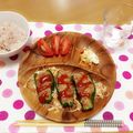 なぎさ▽▲'s cooksnap of when they made 肉汁たっぷり！ピーマンの肉詰め(^^).