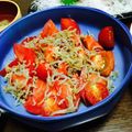 ＲＫまま's cooksnap of when they made トマトときゅうりのジャコのせサラダ☆.