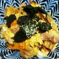 むー3's cooksnap of when they made フライパンで親子丼.