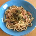 ankoco's cooksnap of when they made 焼肉タレで簡単絶品焼きうどん♡.