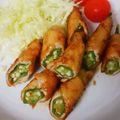 taako1552's cooksnap of when they made 焼き肉のタレで手抜きオクラ肉巻.