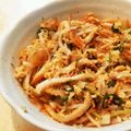 けいさく's cooksnap of when they made もやしの卵キムチ炒め♪.