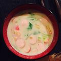 swan1220's cooksnap of when they made だし要らず【牛乳とトマトのお味噌汁】.