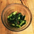 ぼちぼち料理してます's cooksnap of when they made 大葉が香る梅きゅうり漬け.