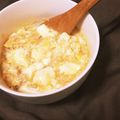 ミルクガラス's cooksnap of when they made 豆腐と卵のヘルシー夜食♪.
