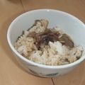 きらり流れ星's cooksnap of when they made 炊飯器で簡単！シンプルまいたけごはん.