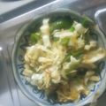 ☆しいたんママ☆'s cooksnap of when they made キャベツ魚二ソピーマンめんつゆ炒め.