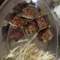 morihige's cooksnap of when they made サイコロステーキin酒蒸し.