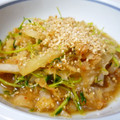 もりちゃんズ's cooksnap of when they made 大根の皮と豆苗のキンピラ風♡.