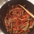 Chopanjp's cooksnap of when they made 挽き肉入り☆きんぴら蓮根.