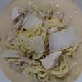 ☆ハッピーデイズ☆'s cooksnap of when they made とんこつ醤油鍋の残り☆ラーメン☆締めにも.