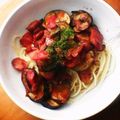 ShimSah's cooksnap of when they made 簡単！茄子とトマトのコンソメパスタ★.