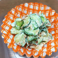 moja24's cooksnap of when they made きゅうりの梅マヨ和え.