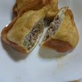 なおつん0802's cooksnap of when they made 挽き肉とグリンピースの巾着煮☆.
