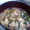 エバクマ's cooksnap of when they made 豚・ニラ・えのきのシャキシャキ中華スープ.