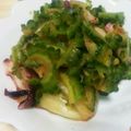 MofeMofee's cooksnap of when they made 簡単 ゴーヤＤＥタコキムチ.