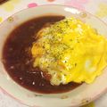 うさちゃんほっぺ's cooksnap of when they made 簡単！デミグラスソースのオムライス.