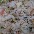 ☆ハッピーデイズ☆'s cooksnap of when they made 簡単☆レタス鮭チャーハン.