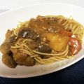 りょっこ♪'s cooksnap of when they made 残り物カレーで絶品パスタ.