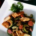 クックGPOM6N☆'s cooksnap of when they made 厚揚げで時短＆簡単☆ゴーヤチャンプル.