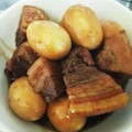 蓮君オンマ's cooksnap of when they made ◆普通のお鍋で〜やわらか豚の角煮◆.