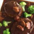 kk4788's cooksnap of when they made 簡単煮込みハンバーグ☆.
