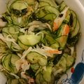 ちーさくらんぼママ's cooksnap of when they made 子供もパクパク！きゅうりとワカメの酢の物.