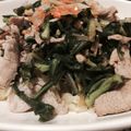 kozueham's cooksnap of when they made 簡単♪春菊のぽん酢炒め.