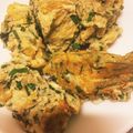 しほぽり's cooksnap of when they made mエゴマ(大葉)とカニかまカラフル卵焼き.