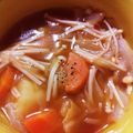 しま★★★'s cooksnap of when they made ∮あるものだけで♬ミネストローネ目指す∮.