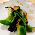 mantacarp's cooksnap of when they made なすとピーマンの塩昆布炒め.