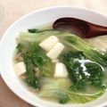 わ五助's cooksnap of when they made 豆腐とレタスの身体に優しいスープ.
