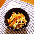 とこきち's cooksnap of when they made 大根と人参の皮の柚子胡椒炒め＊。.