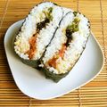 ＊piro＊'s cooksnap of when they made なつかしい～♪山賊むすび風おにぎらず.
