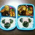 ななもものはは's cooksnap of when they made 簡単♪詰めご飯でミニーちゃん〈キャラ弁〉.