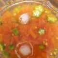 ちなつのママ's cooksnap of when they made トマトとオクラの冷製スープ.