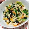 新米主婦M's cooksnap of when they made 鶏ささみと小松菜のナムル風.