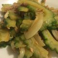 guppyyy's cooksnap of when they made ゴーヤ☆ツナ焼肉のタレ炒め.